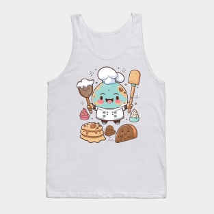 Channeling my inner kawaii baking pro today Tank Top